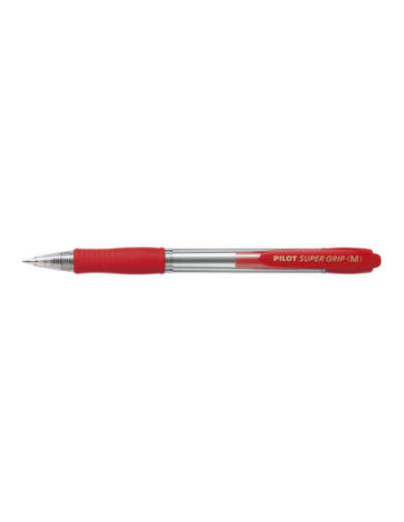 BOLIGRAFO RETRACTIL SUPERGRIP 1.0MM ROJO PILOT BPGP-10R-M-R