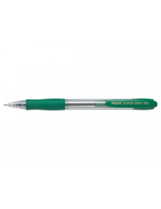 BOLIGRAFO RETRACTIL SUPERGRIP 1.0MM VERDE PILOT BPGP-10R-M-G