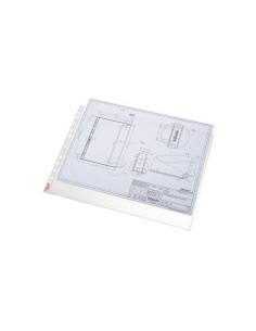 BOLSA 10 FUNDAS MULTITALADRO APERTURA SUPERIOR FORMATO A3 APAISADO 80 MICRAS PP TRANSPARENTE ESSELTE 47182