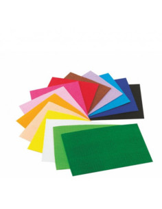 BOLSA 10 LÁMINAS EVA 40X60 CM. COLOR VERDE OSCURO FAIBO 1655-10-04