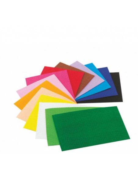 BOLSA 10 LÁMINAS EVA 40X60 CM. COLOR VERDE OSCURO FAIBO 1655-10-04