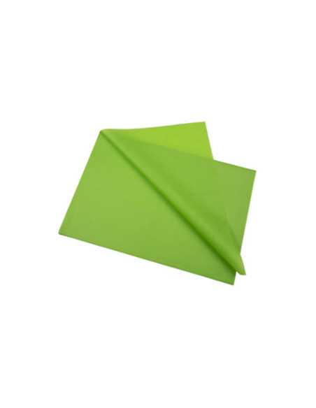 BOLSA 25 HOJAS + 1 HOJA GRATIS PAPEL SEDA-FSC-18G - 50 X 75 CM VERDE SADIPAL S0718114