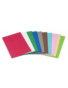 BOLSA DE 10 LAMINAS GOMA EVA 20X30 CM. EN COLORES SURTIDOS FAIBO 1653-00