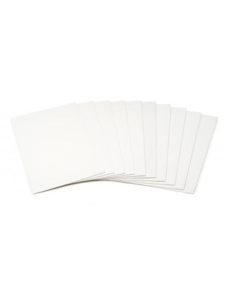 BOLSA DE 10 LAMINAS GOMA EVA 40X60 CM. EN COLOR BLANCO FAIBO 1655-10-01