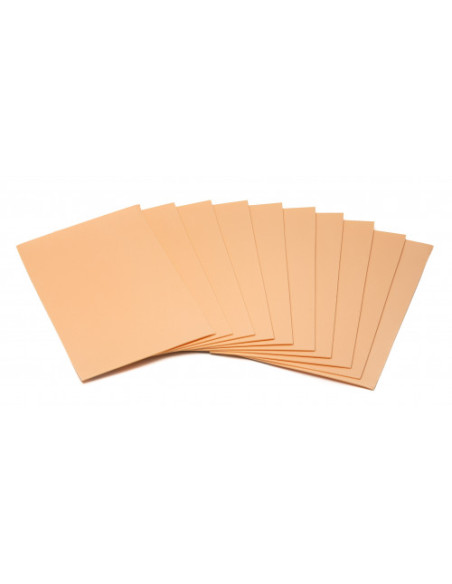 BOLSA DE 10 LAMINAS GOMA EVA 40X60 CM. EN COLOR CARNE FAIBO 1655-10-30