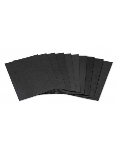 BOLSA DE 10 LAMINAS GOMA EVA 40X60 CM. EN COLOR NEGRO FAIBO 1655-10-02