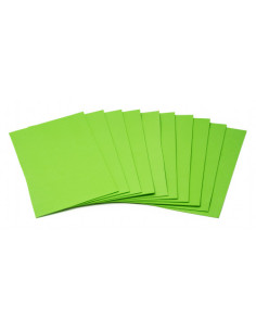 BOLSA DE 10 LAMINAS GOMA EVA 40X60 CM. EN COLOR VERDE FAIBO 1655-10-34