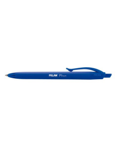 BOLSA CON COLGADOR 4 BOLÍGRAFOS P1 TOUCH AZUL MILAN 176510804 2