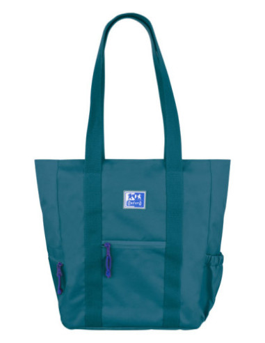 TOTE BAG B-TRENDY OXFBAG RPET AQUA OXFORD 400174106