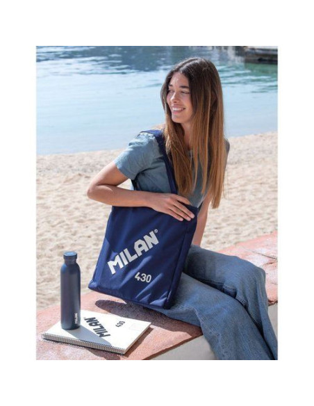 BOLSO SHOPPER COLECCIÓN 430 SINCE 1918, AZUL MARINO MILAN 62102SNCB