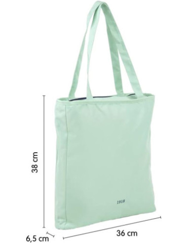 BOLSO SHOPPER COLECCIÓN 430 SINCE 1918, VERDE...