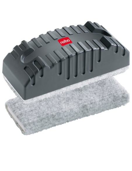 BORRADOR MAGNETICO RECAMBIABLE PARA PIZARRAS BLANCAS 4X7,5X16 CM. NOBO 34533421