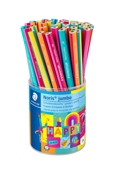 BOTE 48 LÁPICES NORIS GRAFITO TRIANGULAR JUMBO 119 STAEDTLER KP48HA