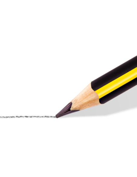 BOTE EXPOSITOR 72 PZAS LÁPIZ GRAFITO TRIANGULAR JUMBO NORIS 119 STAEDTLER 119 T72