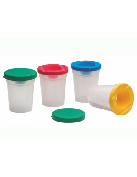 BOTE INDERRAMABLE CON TAPA COLORES SURTIDOS FAIBO 767T