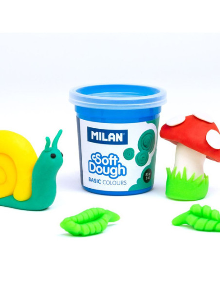 CAJA 10 FRASCOS 85GR BÁSICO SOFT DOUGH NUEVO MILAN 913510B