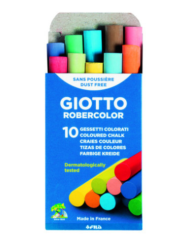 CAJA 10 TIZAS PARA PIZARRA COLORES SURTIDOS...