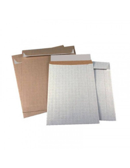 CAJA 100 BOLSAS FOLIO PROLONGADO (260X360) KRAFT ARMADO 120 GRS. AUTOSAM AUTOADHESIVO TIRA DE SILICONA ENVIO SEGURIDAD SAM 14575