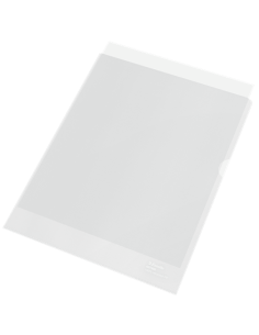 CAJA 100 DOSSIERES UÑEROS POLIPROPILENO TRANSPARENTE PIEL NARANJA A4 RECYCLE 100 MICRAS ESSELTE 627496 2