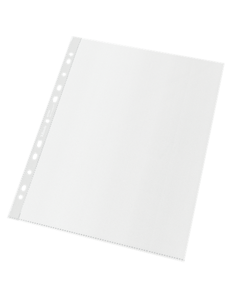 CAJA 100 FUNDAS POLIPROPILENO MULTITALADRO REFORZADA PIEL NARANJA A4 MAXI RECYCLE 70 MICRAS ESSELTE 627494