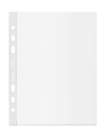 CAJA 100 FUNDAS POLIPROPILENO MULTITALADRO REFORZADA PIEL NARANJA A5 RECYCLE 70 MICRAS ESSELTE 627495