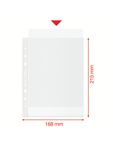 CAJA 100 FUNDAS POLIPROPILENO MULTITALADRO...