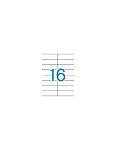 CAJA 100 HOJAS ETIQUETA BLANCA ILC 105X35 1287 APLI 2
