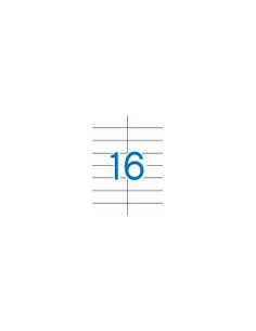 CAJA 100 HOJAS ETIQUETA BLANCA ILC 105X37 1274 APLI 2