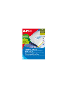 CAJA 100 HOJAS ETIQUETA BLANCA ILC 105X57 1278 APLI