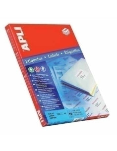 CAJA 100 HOJAS ETIQUETA BLANCA ILC 48.5X25.4 1285 APLI