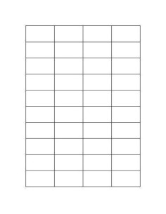 CAJA 100 HOJAS ETIQUETAS BLANCAS SIN MÁRGENES-LÁSER/INYECCIÓN DE TINTA/FOTOCOPIADORAS-52X30 MM MEGASTAR LP4MS-5230
