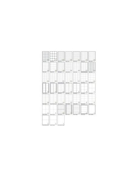 CAJA 100 HOJAS ETIQUETAS BLANCAS SIN MÁRGENES-LÁSER/LÁSER DE COLOR/INYECCIÓN DE TINTA/FOTOCOPIADORAS-105X74 MM TICO LP4W-10574 CAJA 100 HOJAS ETIQUETAS BLANCAS SIN MÁRGENES-LÁSER/LÁSER DE COLOR/INYECCIÓN DE TINTA/FOTOCOPIADORAS-105X74 MM TICO LP4W-10574