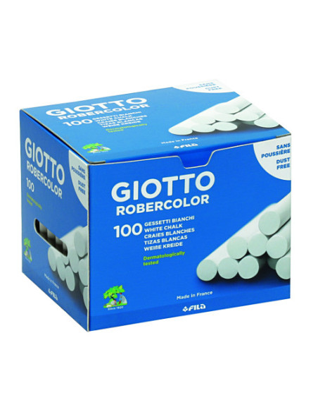 CAJA 100 TIZAS BLANCAS GIOTTO F538800