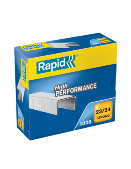 CAJA 1000 GRAPAS STRONG 23/24MM GALVANIZADAS RAPID 24870500