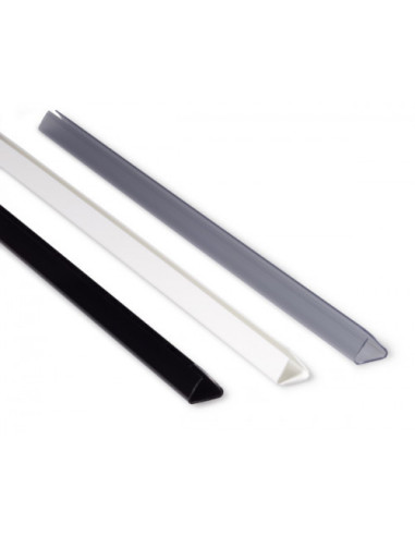 CAJA 25 LOMERAS DE PLASTICO A4 DE 12 MM NEGRO...