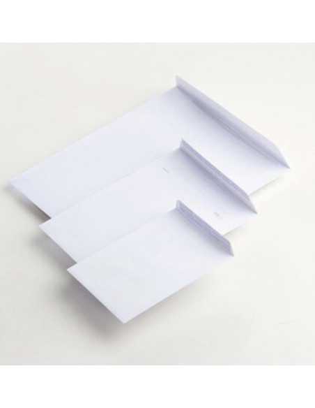 CAJA 250 BOLSAS DIN B4 FOLIO (250X353) OFFSET BLANCO 100 GRS. AUTOSAM AUTOADHESIVO CON TIRA DE SILICONA SAM 148601