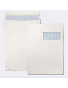 CAJA 250 BOLSAS DIN C4 (229X324) OFSSET BLANCO 100 GRS. V.D. 50X110 B.220 D.20 AUTOSAM AUTOADHESIVO CON TIRA SILICONA SAM 148900 2