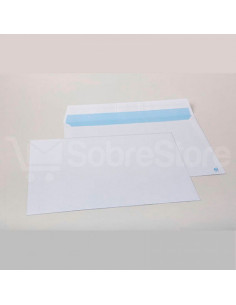 CAJA 250 BOLSAS DIN C5 (162X229) OFFSET BLANCO 90 GRS. AUTOSAM AUTOADHESIVO CON TIRA DE SILICONA SAM 148007 2