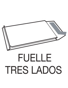 CAJA 250 BOLSAS FUELLE (280X365X30) KRAFT 120 GRS. FUELLE 3 LADOS - AUTOSAM TIRA SILICONA SAM 149024