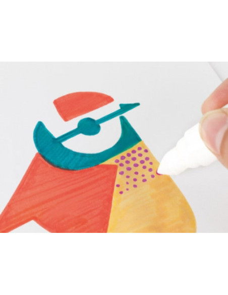 CAJA 8 ROTULADORES MAXI MAGIC + 2 ROTULADORES MÁGICOS MILAN 80023