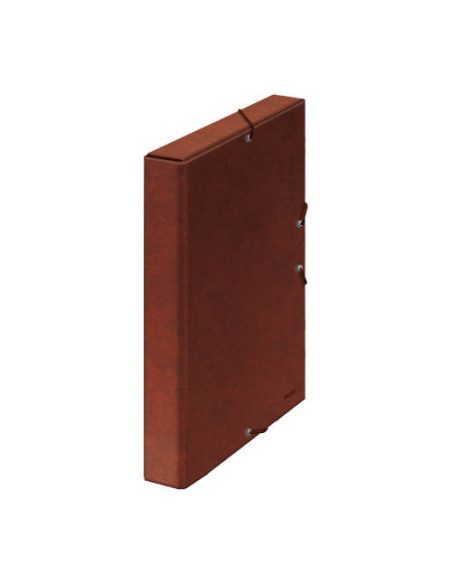 CAJAS DE PROYECTOS CARTÓN FORRADO LOMO DE 3 CM CUERO 245X350X30 DOHE 09571