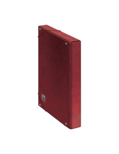 CAJAS DE PROYECTOS CARTÓN FORRADO LOMO DE 3 CM ROJO 245X350X30 DOHE 09721