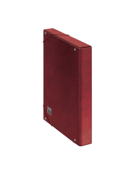 CAJAS DE PROYECTOS CARTÓN FORRADO LOMO DE 3 CM ROJO 245X350X30 DOHE 09721