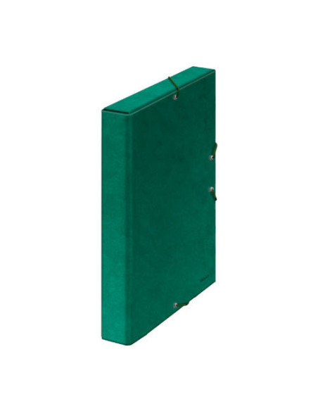 CAJAS DE PROYECTOS CARTÓN FORRADO LOMO DE 3 CM VERDE 245X350X30 DOHE 09722