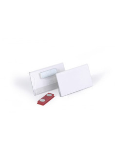 CAJA DE 25 IDENTIFICADORES CON IMAN 40X75MM DURABLE 8116-19