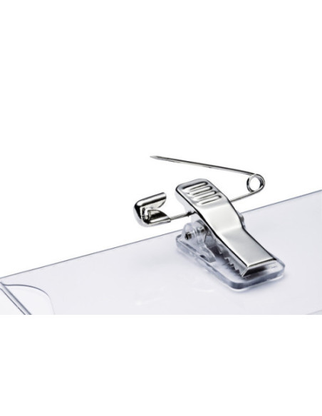 CAJA DE 25 IDENTIFICADORES CON PINZA ROJO 60X90 DURABLE 8106-03