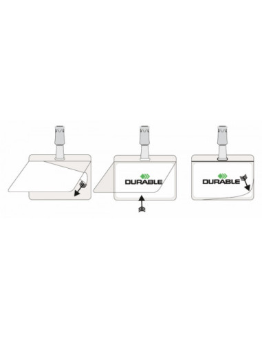 CAJA DE 25 IDENTIFICADORES PINZA PLASTICO...