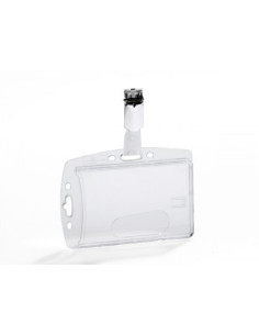 CAJA DE 25 IDENTIFICADORES RIGIDOS CON PINZA PARA TARJETAS 54X85 DURABLE 8005-19 2