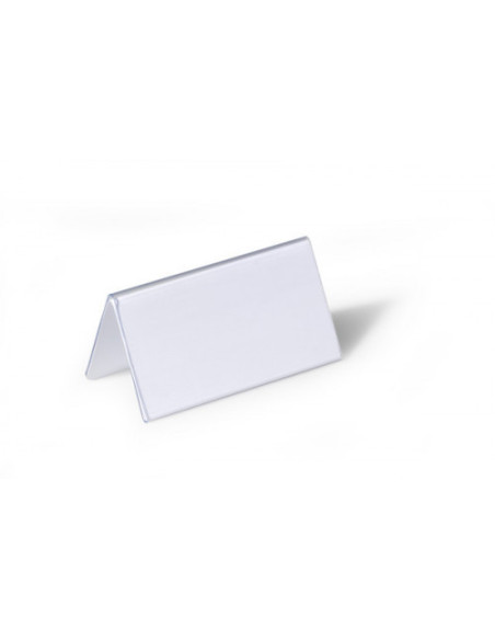 CAJA DE 25 PORTANOMBRES RIGIDOS PVC 104X100MM DURABLE 8051-19