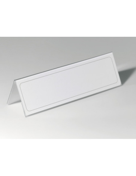 CAJA DE 25 PORTANOMBRES RIGIDOS PVC 210X297MM DURABLE 8053-19